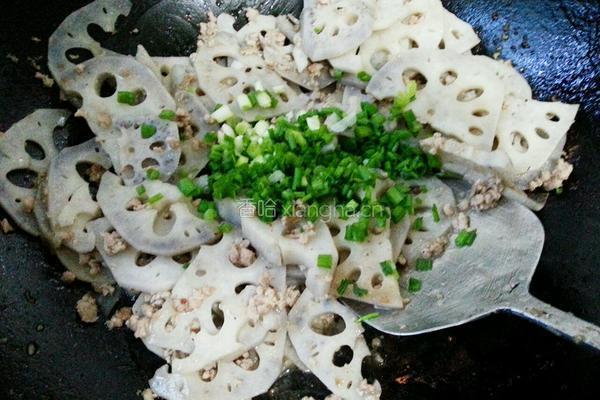 肉炒莲藕的做法图解5