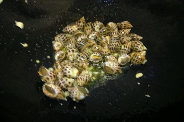 辣酒煮花螺的做法图解5