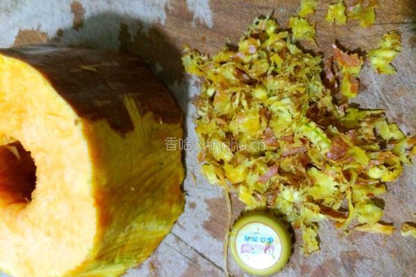 南瓜炒饭的做法图解3