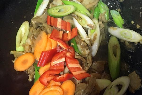 爆炒羊肉的做法图解5