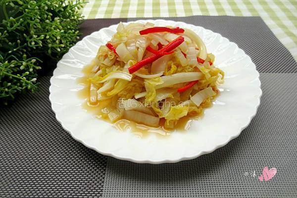 凉拌白菜丝的做法图解7