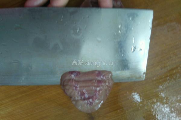 荷兰豆爆腰条的做法图解2
