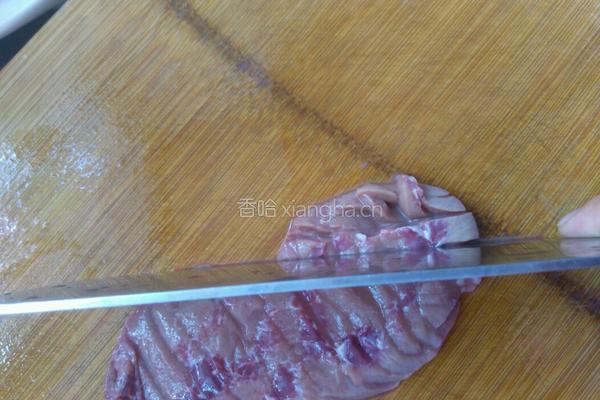 荷兰豆爆腰条的做法图解3