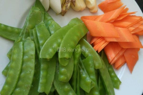 荷兰豆爆腰条的做法图解8