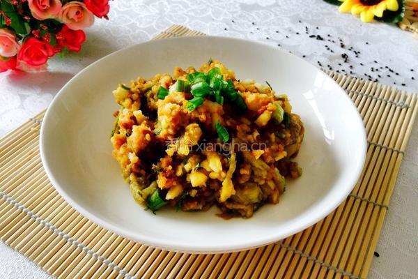 拌茄子土豆泥的做法图解5