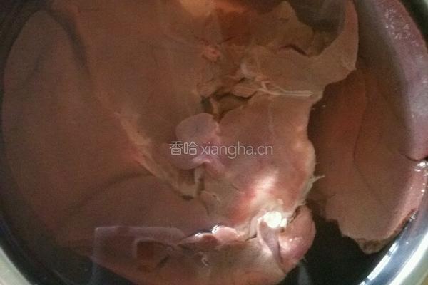 爆炒羊肝的做法图解1
