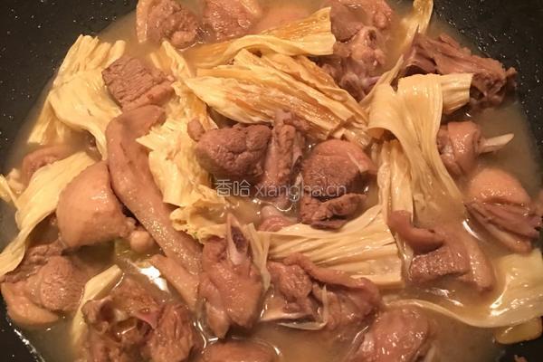 腐竹焖鸭的做法图解6
