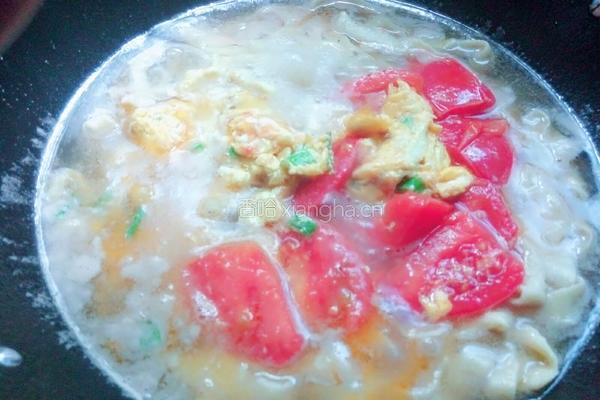 番茄鸡蛋鸡汁面的做法图解8