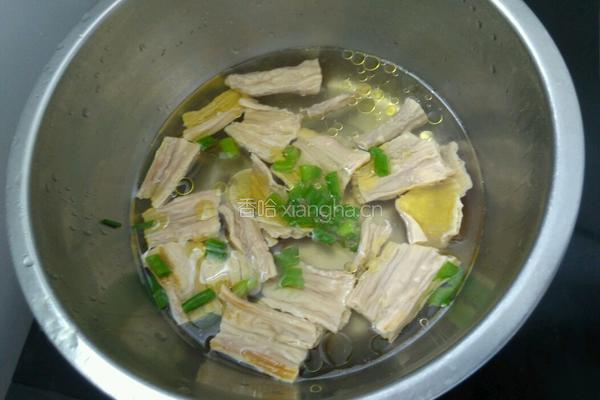 豆腐皮汤的做法图解3