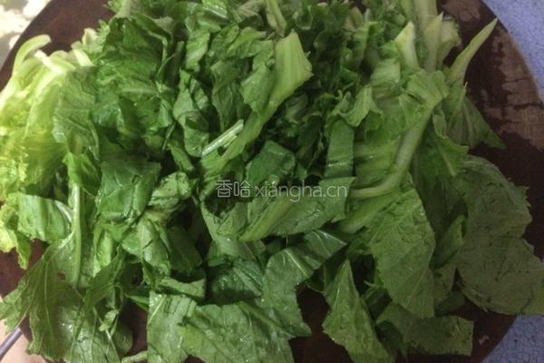 车螺芥菜汤的做法图解3