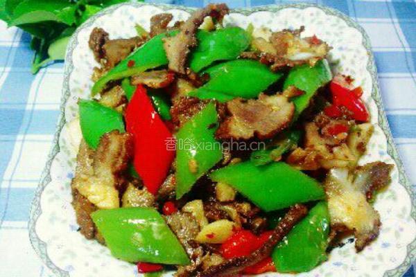 青椒炒卤牛肉的做法图解10