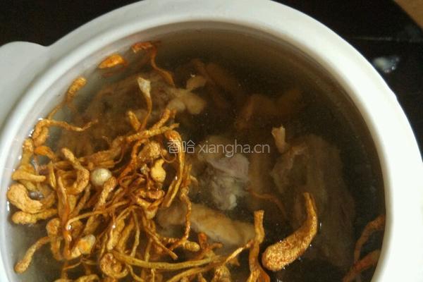 虫草花煲鸭汤的做法图解4