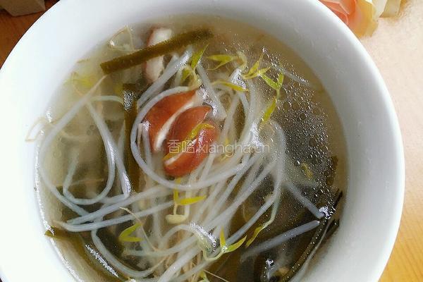 海带豆芽汤的做法图解6