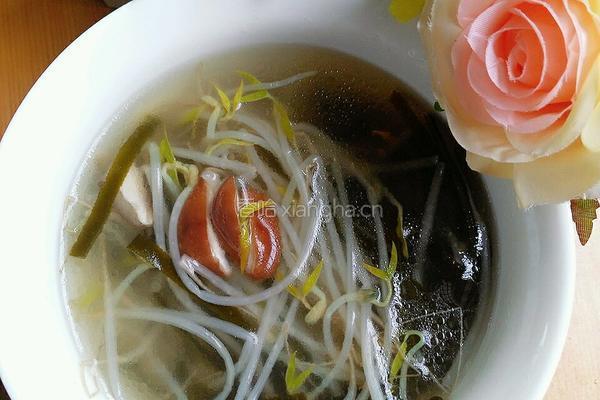 海带豆芽汤的做法图解7