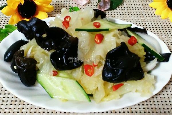凉拌黑白木耳的做法图解8