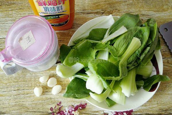 炒小油菜的做法图解1
