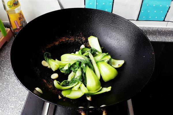 炒小油菜的做法图解5