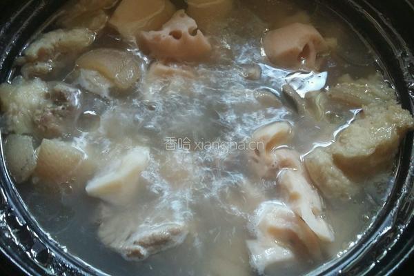 莲藕炖猪蹄的做法图解7