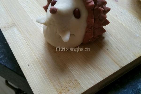 小刺猬豆沙包的做法图解8