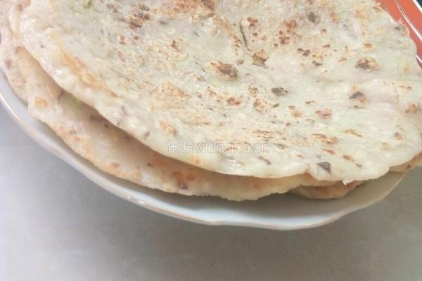 香菇葱肉饼