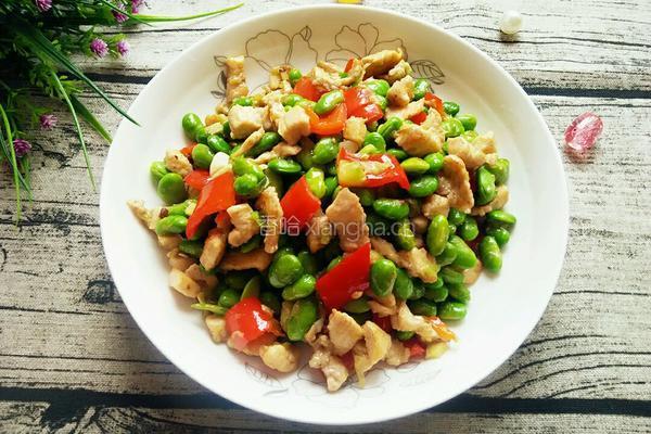 黄豆炒肉的做法图解8
