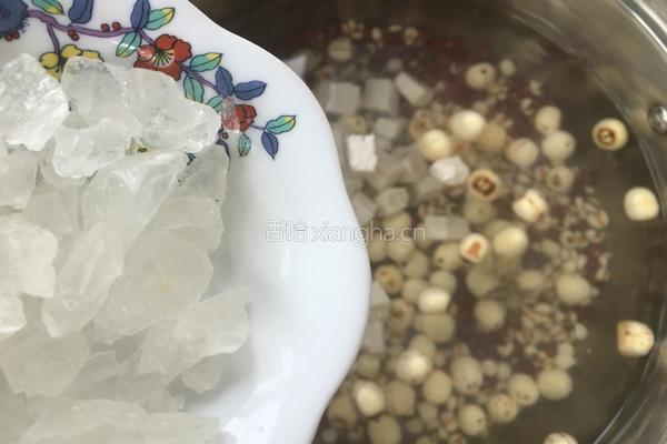 红豆莲子茯苓汤的做法图解6