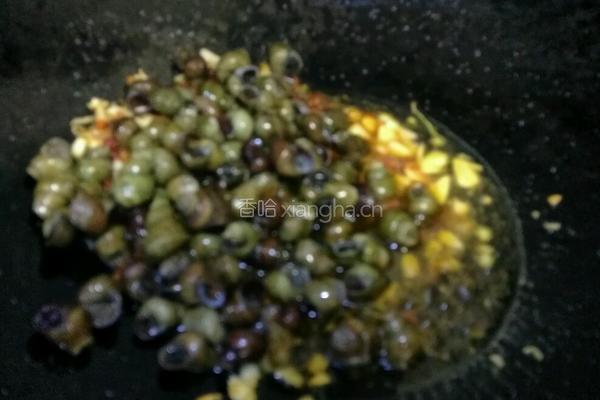 爆炒螺蛳的做法图解4