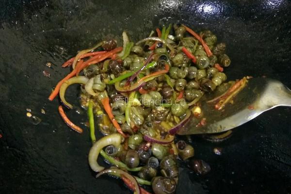 爆炒螺蛳的做法图解7