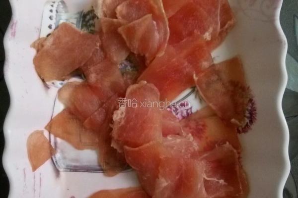 莲花白炒肉的做法图解1