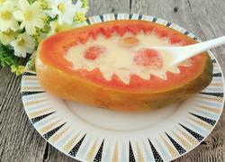 冰糖木瓜鸡蛋糖水