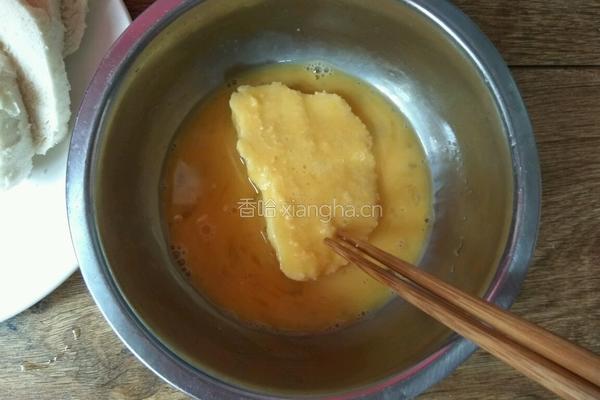 鸡蛋炸馒头的做法图解4