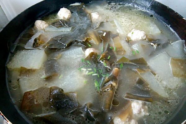 冬瓜海带瘦肉汤的做法图解13