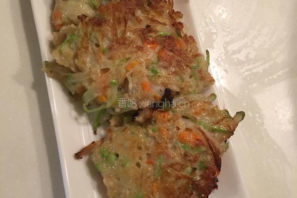 蒲瓜煎饼的做法图解7