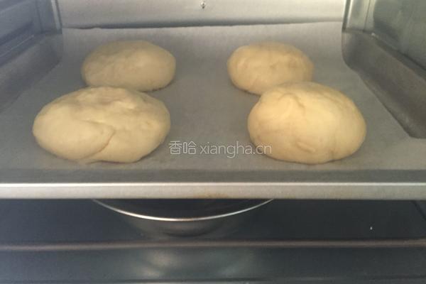 汉堡胚（手工揉面版）的做法图解8