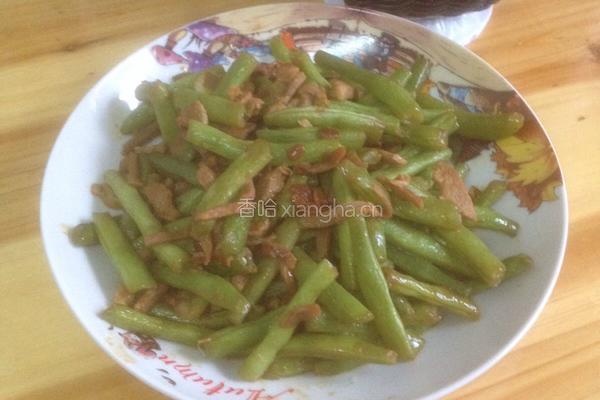 酱煽四季豆的做法图解4