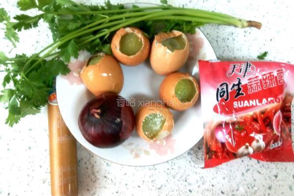 炒实蛋的做法图解1