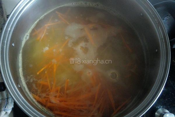 土豆丝炝田七的做法图解5