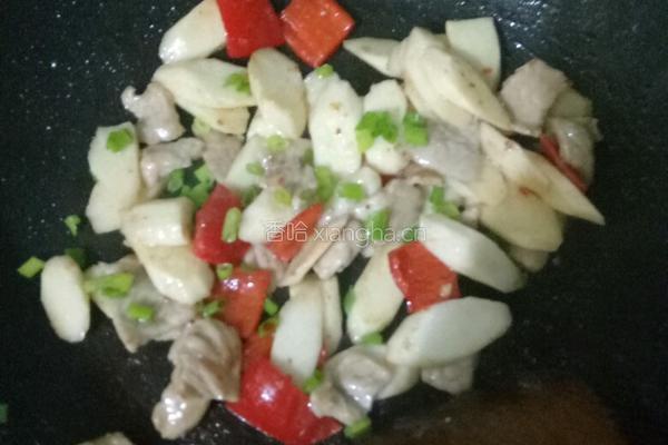 肉炒山药的做法图解6