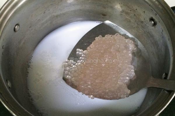 紫薯牛奶西米露的做法图解11