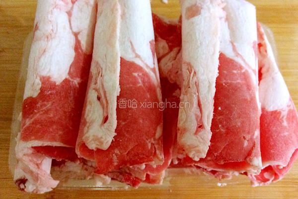 金针炒肥牛的做法图解2