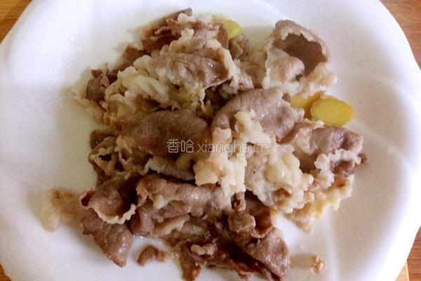 金针炒肥牛的做法图解7