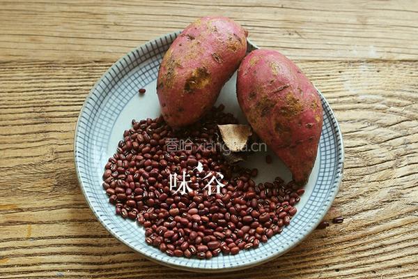 红豆陈皮番薯汤的做法图解1