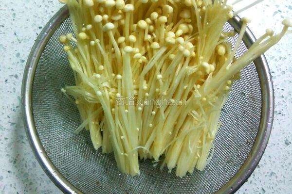 锡纸金针蘑的做法图解2