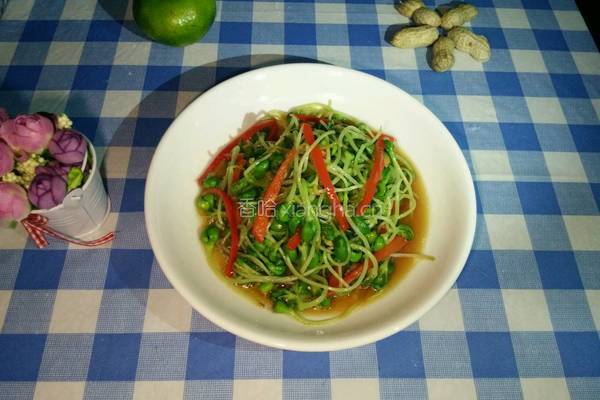 清炒黑豆芽的做法图解6