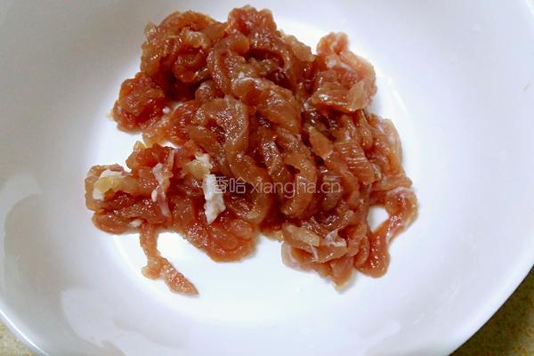 香辣肉丝炒饭的做法图解2
