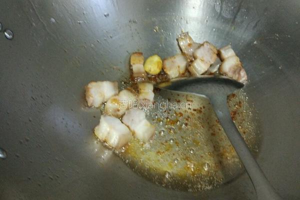 栗子四季豆红烧肉的做法图解4