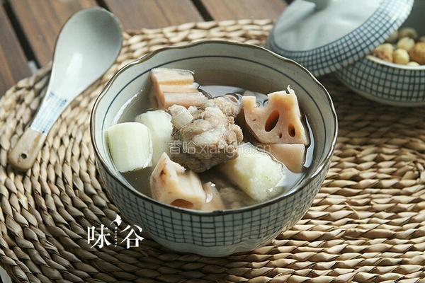 莲藕山药排骨汤