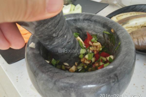 擂茄子的做法图解5