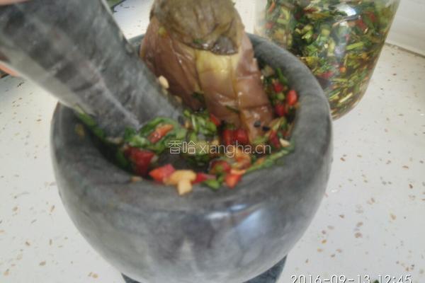 擂茄子的做法图解10