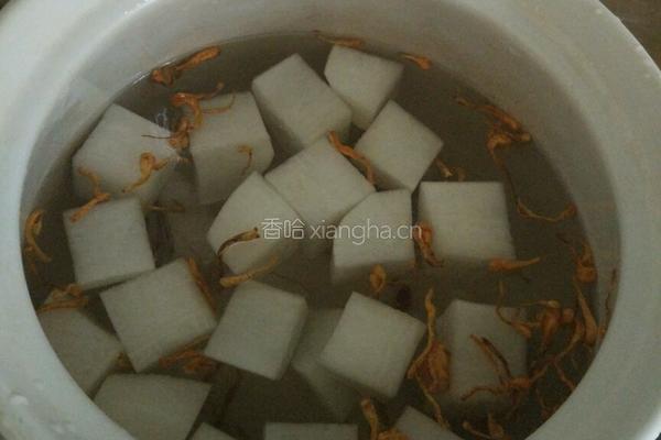 白萝卜煲猪骨汤的做法图解3